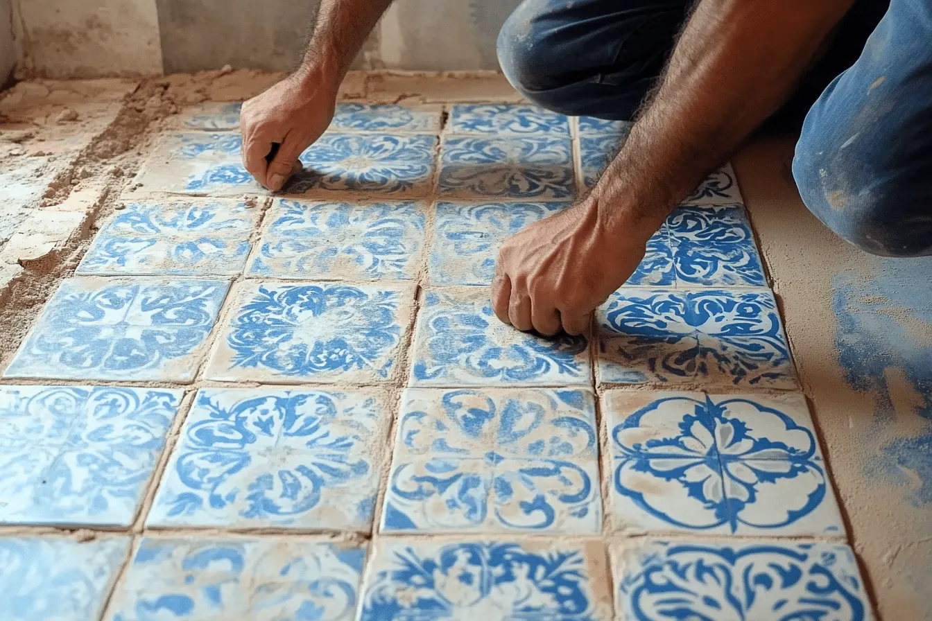 Comment poser des carreaux de ciment ?